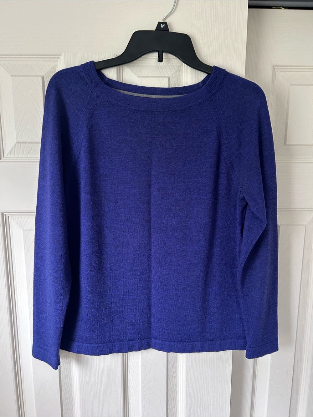 Banana Republic Merino Extra Fine Wool Royal Blue Sweater, Medium